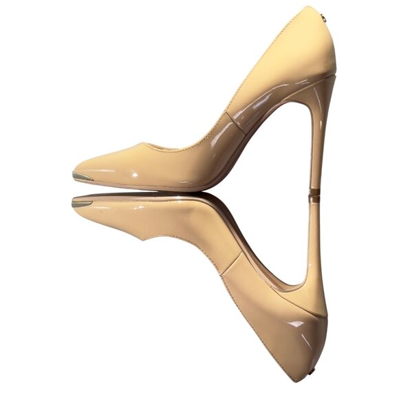 TED BAKER Women's Shoes Patent Leather Nude Pointed-Toe Stiletto Heels Size 36.5 - Picture 7 of 12
